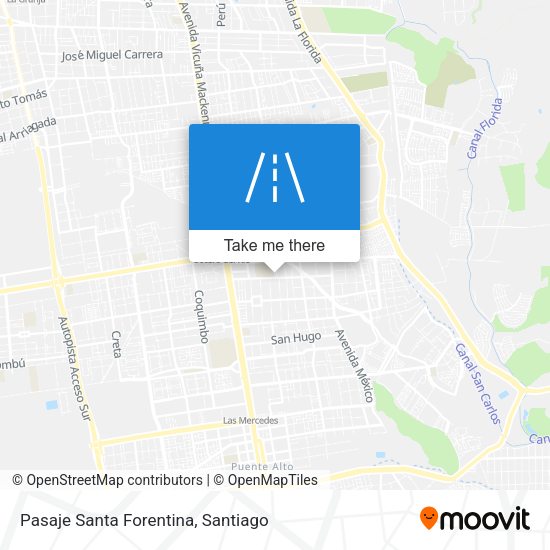 Mapa de Pasaje Santa Forentina