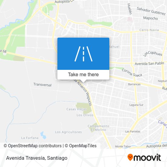Avenida Travesía map