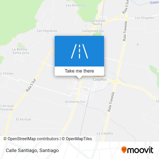 Mapa de Calle Santiago