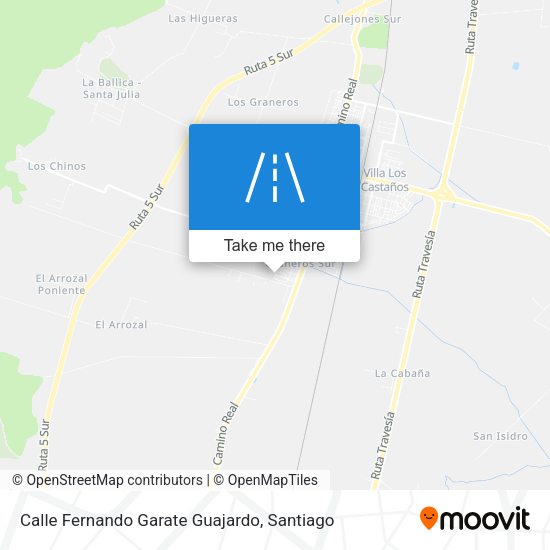 Calle Fernando Garate Guajardo map
