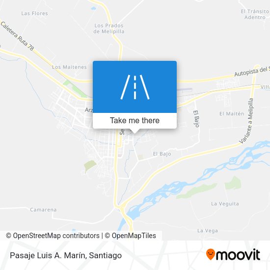 Pasaje Luis A. Marín map