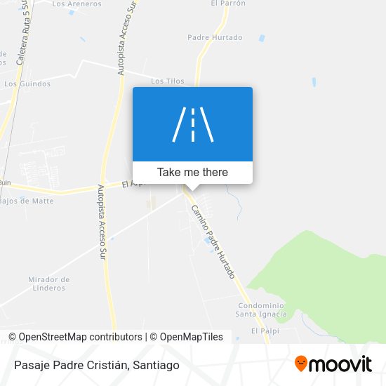 Pasaje Padre Cristián map