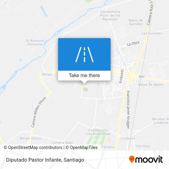 Mapa de Diputado Pastor Infante