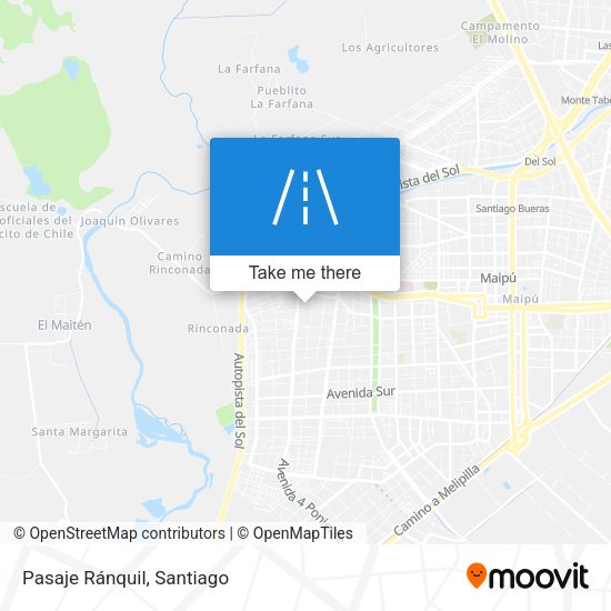 Mapa de Pasaje Ránquil