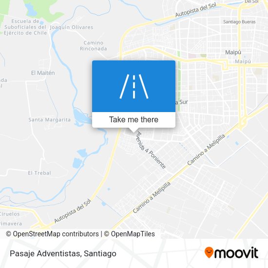 Pasaje Adventistas map