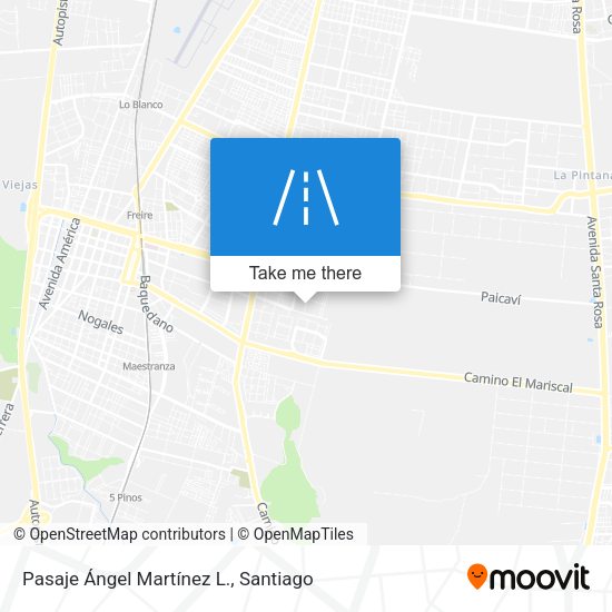 Mapa de Pasaje Ángel Martínez L.