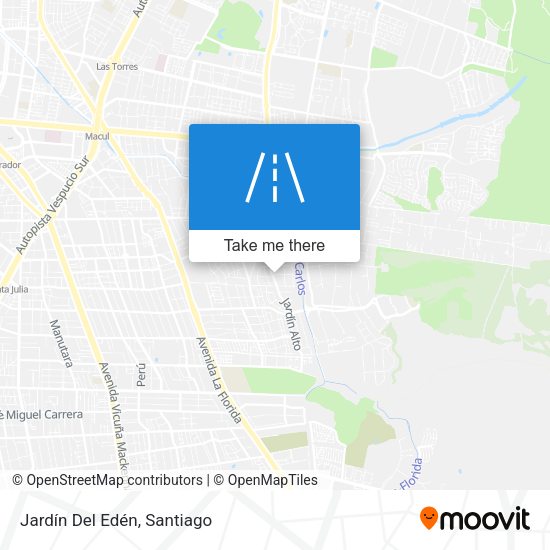 Jardín Del Edén map