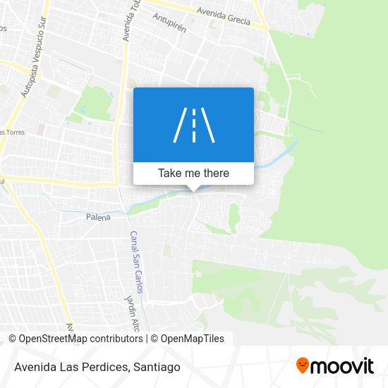 Mapa de Avenida Las Perdices