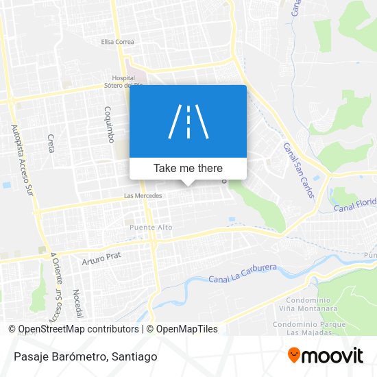 Pasaje Barómetro map