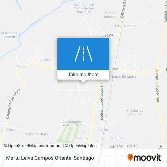 Marta Leiva Campos Oriente map