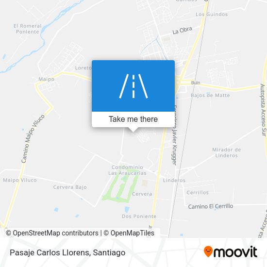 Pasaje Carlos Llorens map