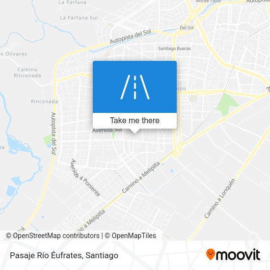 Mapa de Pasaje Río Éufrates