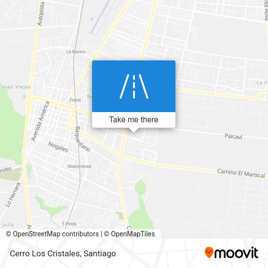 Mapa de Cerro Los Cristales