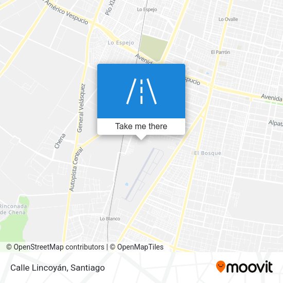 Mapa de Calle Lincoyán