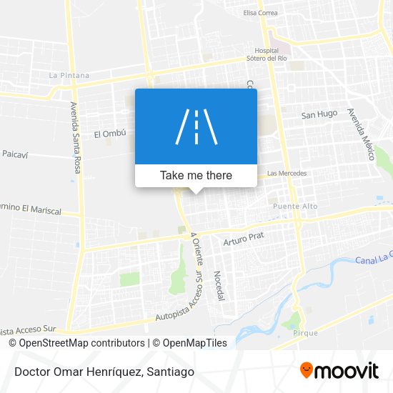 Doctor Omar Henríquez map