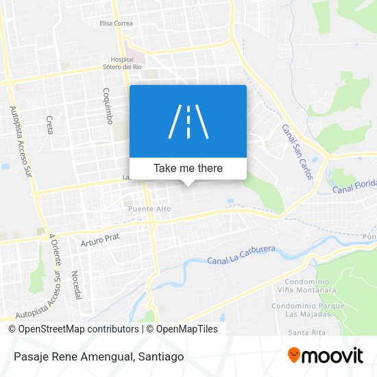 Mapa de Pasaje Rene Amengual