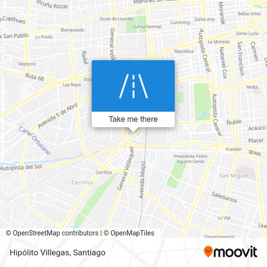 Hipólito Villegas map