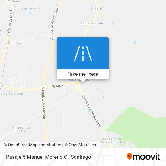 Mapa de Pasaje 5 Manuel Moreno C.