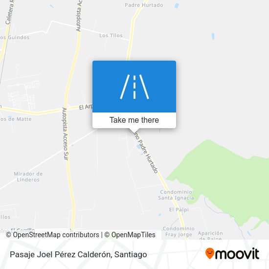 Mapa de Pasaje Joel Pérez Calderón