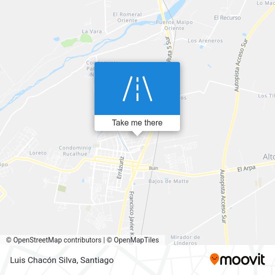 Mapa de Luis Chacón Silva