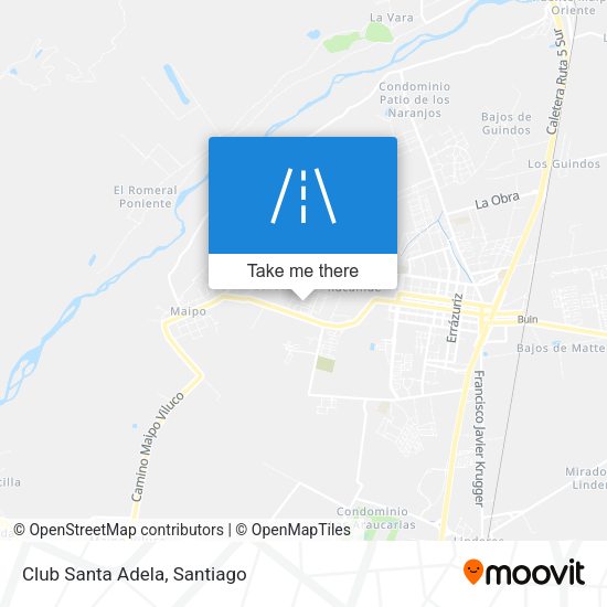 Mapa de Club Santa Adela