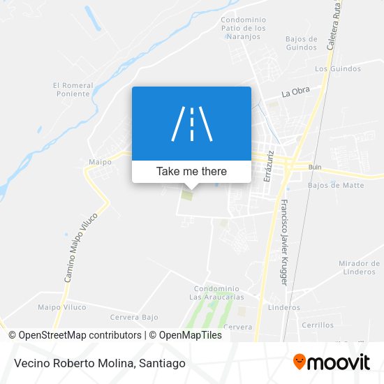 Mapa de Vecino Roberto Molina