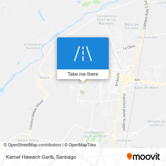 Mapa de Kamel Hawach Garib