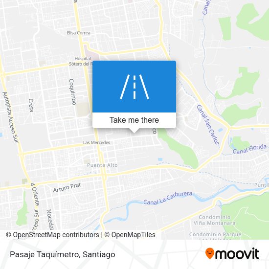 Mapa de Pasaje Taquímetro