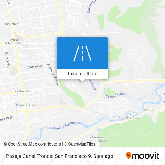 Pasaje Canal Troncal San Francisco 9 map