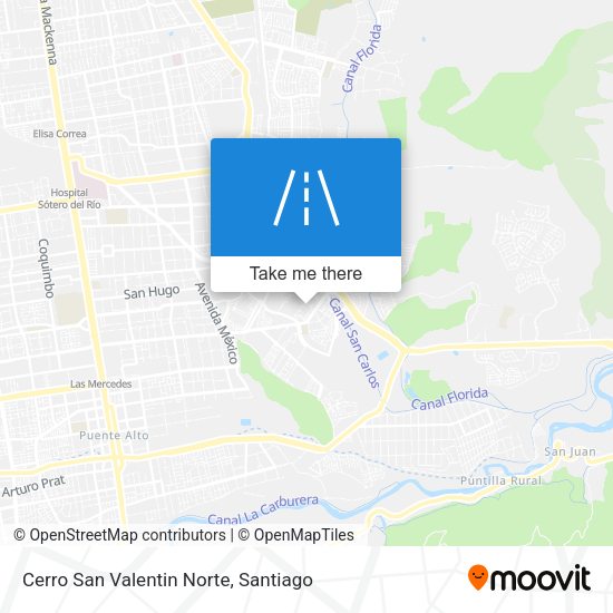 Cerro San Valentin Norte map