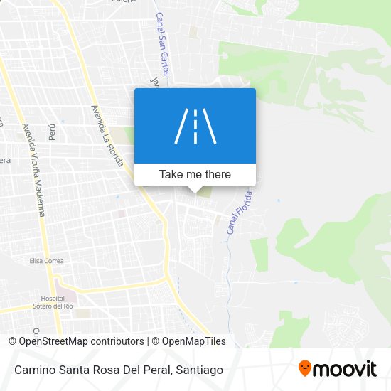 Camino Santa Rosa Del Peral map