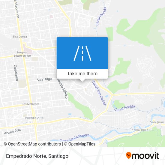 Mapa de Empedrado Norte