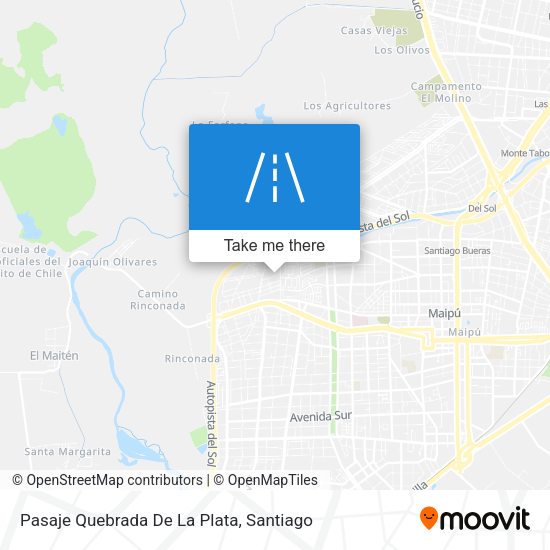 Mapa de Pasaje Quebrada De La Plata