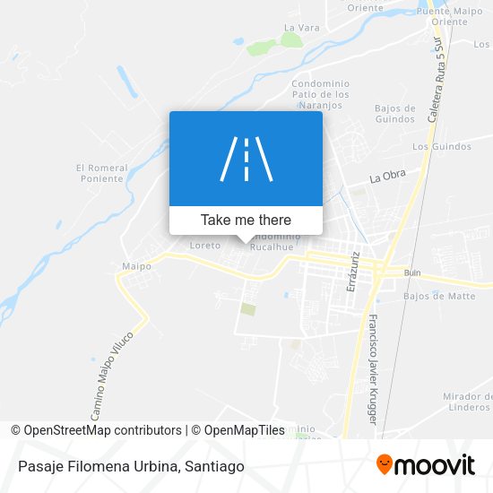 Pasaje Filomena Urbina map