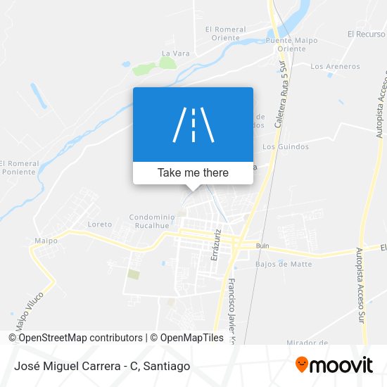 José Miguel Carrera - C map