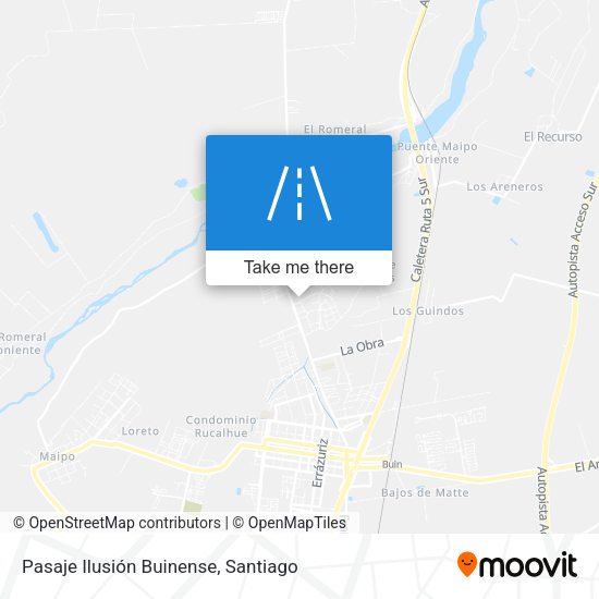 Mapa de Pasaje Ilusión Buinense