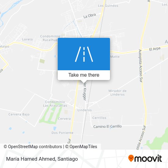Mapa de María Hamed Ahmed