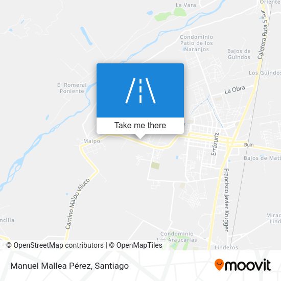 Mapa de Manuel Mallea Pérez