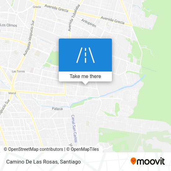 Mapa de Camino De Las Rosas
