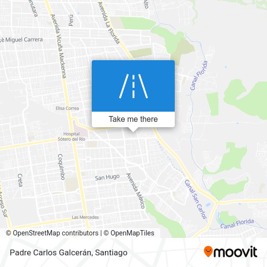 Padre Carlos Galcerán map