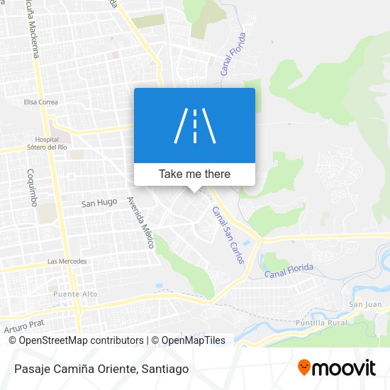 Mapa de Pasaje Camiña Oriente