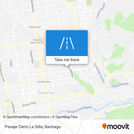 Mapa de Pasaje Cerro La Silla