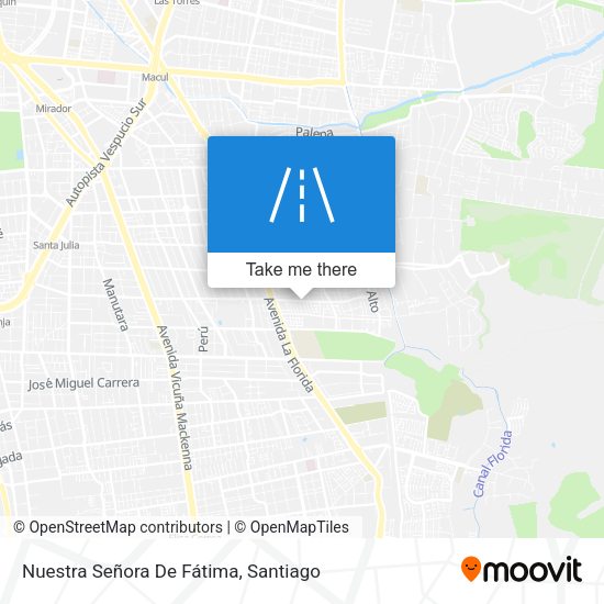 Mapa de Nuestra Señora De Fátima