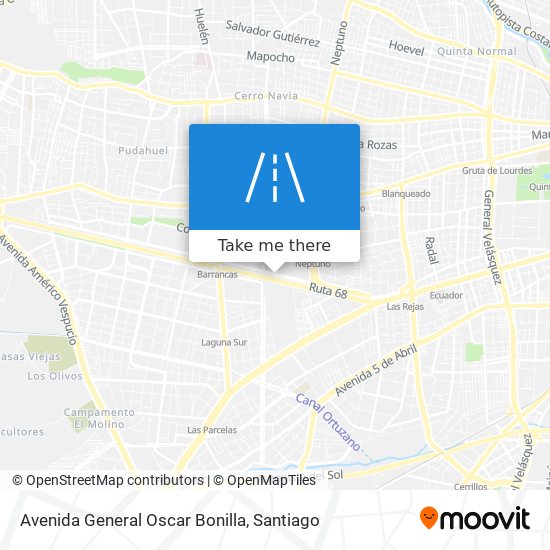 Mapa de Avenida General Oscar Bonilla