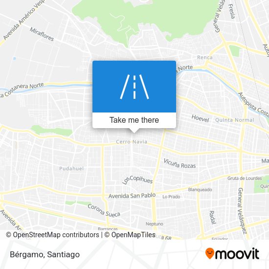 Mapa de Bérgamo