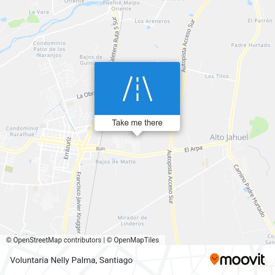 Mapa de Voluntaria Nelly Palma