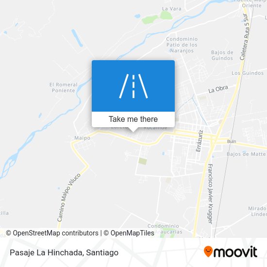 Mapa de Pasaje La Hinchada