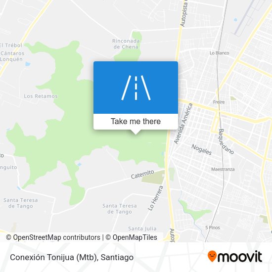 Conexión Tonijua (Mtb) map