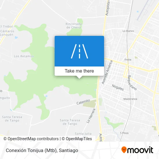 Conexión Tonijua (Mtb) map