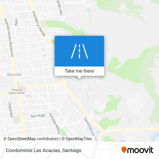 Condominio Las Acacias map